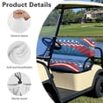 thumbnail image 6 of Uorisanigo Elastic Golf Cart Seat Covers 2-Pack Set, Breathable 4th of July Decoration Golf Cart Seats Cover Replacement Seat Protectors Club Car Accessories, 6 of 7