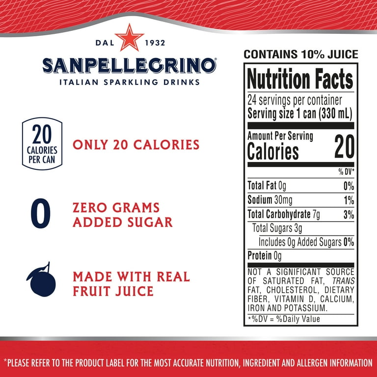 Sanpellegrino Blood Orange Sparkling Drink, 11.15 fl oz, 24 Pack photo 6