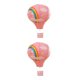 thumbnail image 1 of Inteprter Linternas de globos aerostáticos que terminan de tocar con un globo grande, papel colgante rápido y fácil arcoiris rosa diámetro 40CM 2Conjunto, 1 of 6