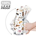 thumbnail image 6 of Stylish Dog Pattern Travel Mug - 40oz Leakproof Tumbler with Straw & Handle - Ideal Gift for Women Who Love Puppies, 6 of 7