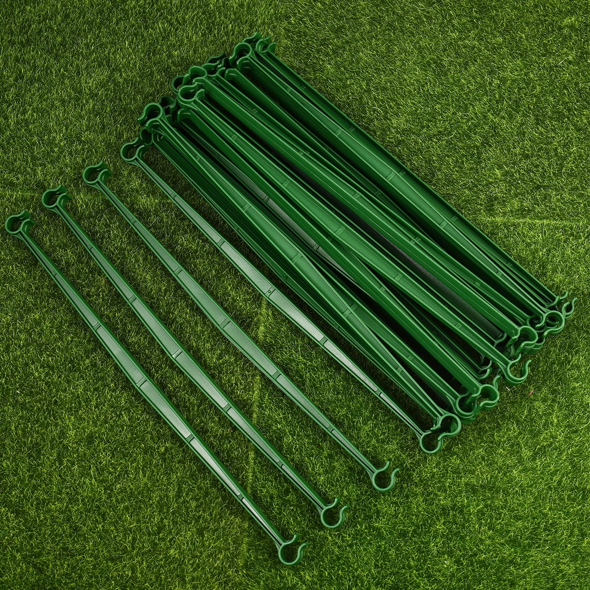 Amosfun Green Plastic Trellis Connectors, 3 Pieces for Indoor and Outdoor Garden Plant Support