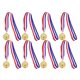 thumbnail image 1 of 8 medallas de metal con forma de espiga de trigo para eventos deportivos, premios, trofeos, medallas para competiciones, celebraciones, reconocimientos y medallas de fútbol., 1 of 8