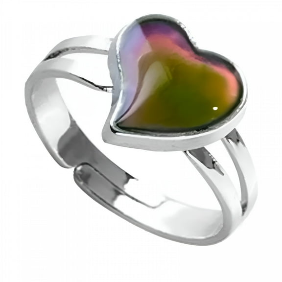 DESIGNICE Mood Rings Color Change Adjustable Temperature Emotion Feeling Finger Ring Mood Rings for Women