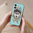 thumbnail image 4 of Compatible with Iphone 16 Case - Cute Soft Husky With Dreamcatcher Silicone Case Compatible with Iphone 16 Phone Case for Women Men, 4 of 6