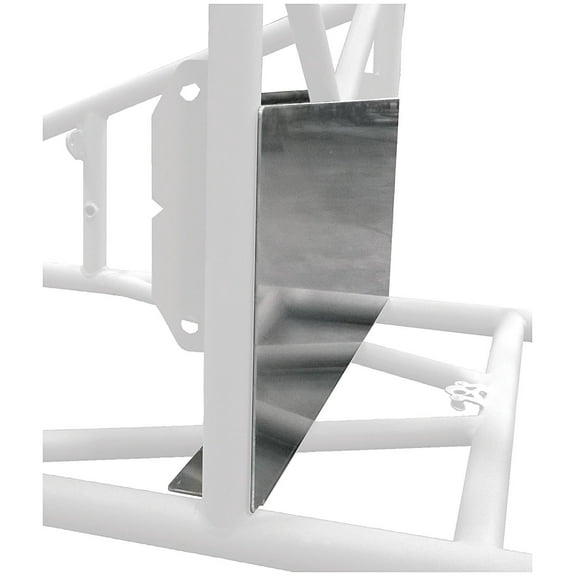 Allstar Performance ALL23226 Front Air Box - Flat - .080" Aluminum - Each