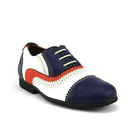 Conal Toddler Boys I-355 Formal Tuxedo Dress Shoes