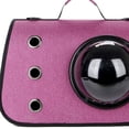 thumbnail image 3 of Bolsa De Transporte Para Mascotas Bolsas de hombro para perros aprobadas por aerolíneas Bolsa de transporte para mascotas para gatos y perros (rosa) Likrtyny Libre de BPA, 3 of 7