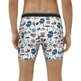 thumbnail image 4 of Picia Fourth Of July Party Pattern Men's Athletic Long Leg Briefs , Performance Stretch Underwear，Moisture-Wicking, 4 of 7