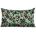 thumbnail image 1 of Vargottam Luxury, Printed Mint Green6 CushionCoversDecorative PillowCoversLumbarThrow Pillowcase -24x14Inches, 1 of 6