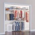 thumbnail image 5 of Rubbermaid Configurations Custom Closet Organizer 4'-8' Kit - Titanium, 5 of 8