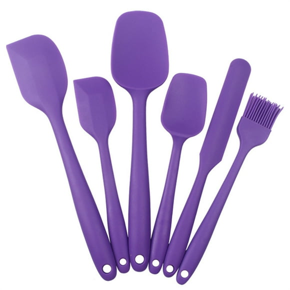 RKSTN Kitchen Supplies6 Piece Silicone Spatula Set Kitchen Silicone Spatula Utensil Set Decorations for Home Kitchen Decor