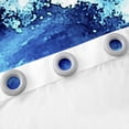 thumbnail image 3 of Erosebridal Ocean Waves Curtains for Living Room,Marine Theme 30%-50% Blackout Curtains Set of 2 (38x45),Sea Decoration, 3 of 6