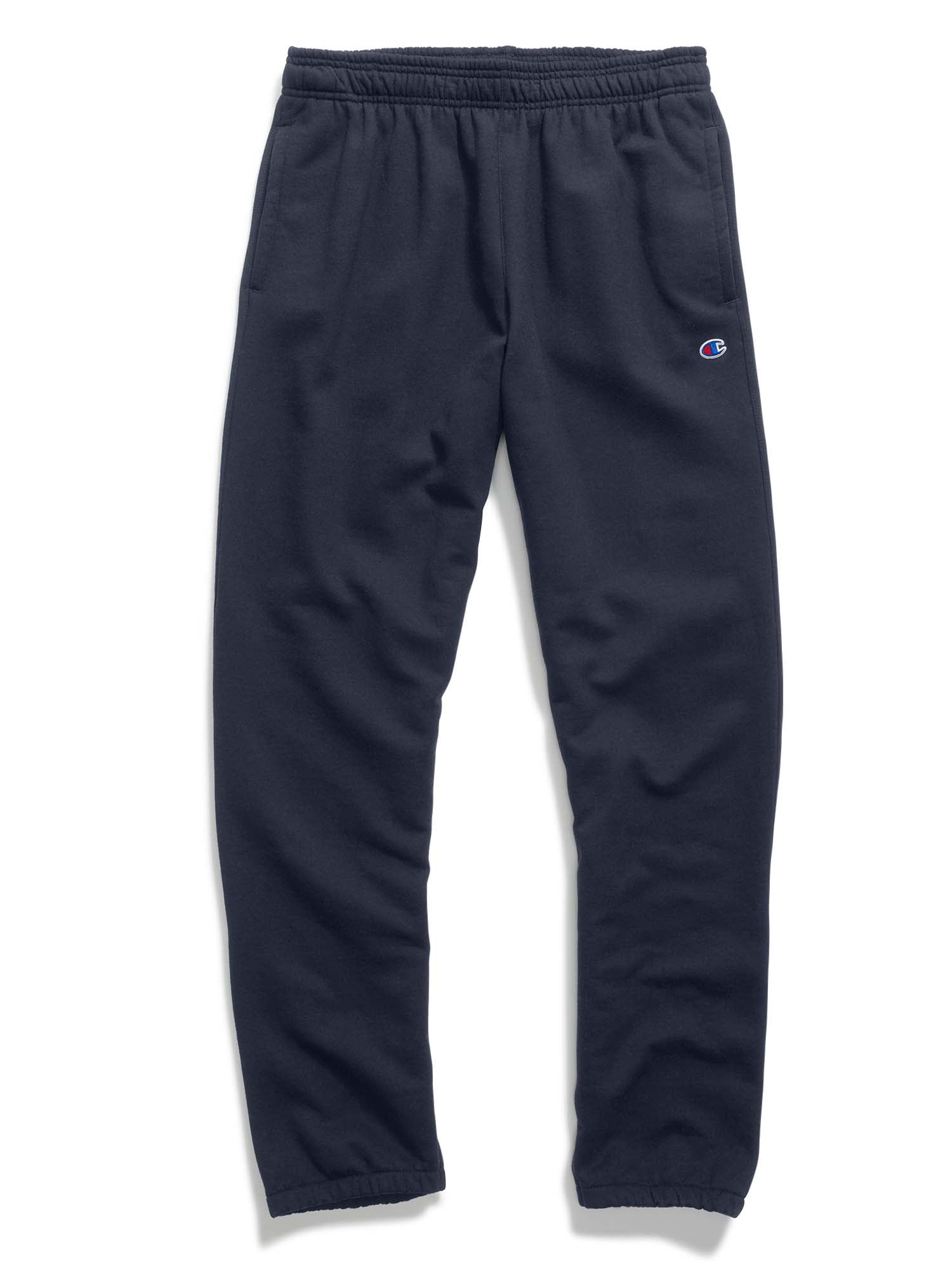 champion powerblend relaxed elastic bottom pants