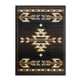 thumbnail image 2 of BizChair Southwest Native, Area Rug, Brown Black Beige Ivory (4 Feet X 5 Feet), 2 of 7