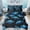 Black Blue, variant on Erosebridal Cartoon Dolphin Twin Bedding Sets, Seahorse Jellyfish Bedding Comforter Set, Blue, 7pcs