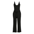 Time and Tru Women's Sleeveless Jumpsuit