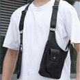 thumbnail image 3 of 2025 New Double Shoulder Armpit Anti Theft Bag, Men Anti Underarm Shoulder Bag Anti Theft Bag, Anti-Theft Hidden Underarm Strap Wallet Pocket Holster Phone Leisure Double Shoulder Pouch, Black, 3 of 4