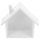 thumbnail image 5 of EeaseMX Estante de pared pequeño en forma de casa, de madera, para dormitorio, sala de estar, cocina y oficina (blanco)., 5 of 7