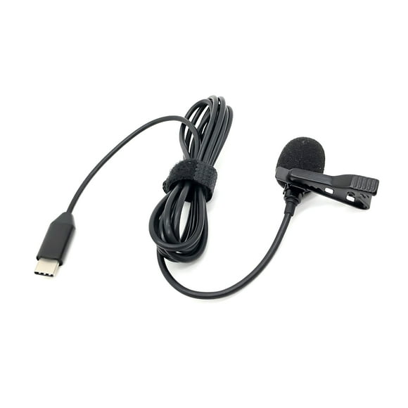 JIAHAOO High Fidelity Type-C Microphone Omnidirectional Plug Play Windproof for DJI Improved Sound Recording
