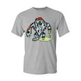 thumbnail image 1 of Zombie Yeti Undead Animals Adult DT T-Shirt Tee, 1 of 2