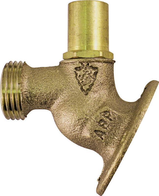 Arrowhead Brass 255LSLF Keyless Lockshield, LeadFree Sillcock Valve, 1