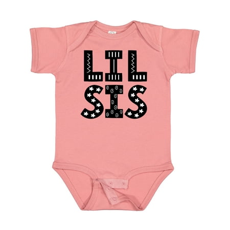 

Inktastic Little Sister Girl Clothes Outfit Gift Baby Girl Bodysuit