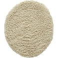 thumbnail image 2 of Better Trends 18"x20" Premium Toilet Lid Cover 100% Cotton Tufted Bathroom Rug Water Absorbent Reversible Machine Washable Sand - Edge Collection, 2 of 4