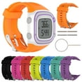 thumbnail image 3 of Correa de reloj de pulsera de repuesto de silicona suave ajustable con pasadores de herramientas compatible con Garmin Forerunner 10 Forerunner 15 GPS Running Watch, 3 of 8