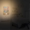thumbnail image 2 of Yayeee 2-Pack Plug in LED Night Lights with Light Sensors Motion Detectors, Blue Plants Window, 2 of 7