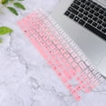 thumbnail image 6 of Masteelf Silicone Pink Keyboard Cover for Protection Easy to Clean Thin Breathable Laptop Accessory 15.6 Inches, 6 of 8