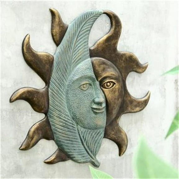 Leaf And Sunface Wall Hanging