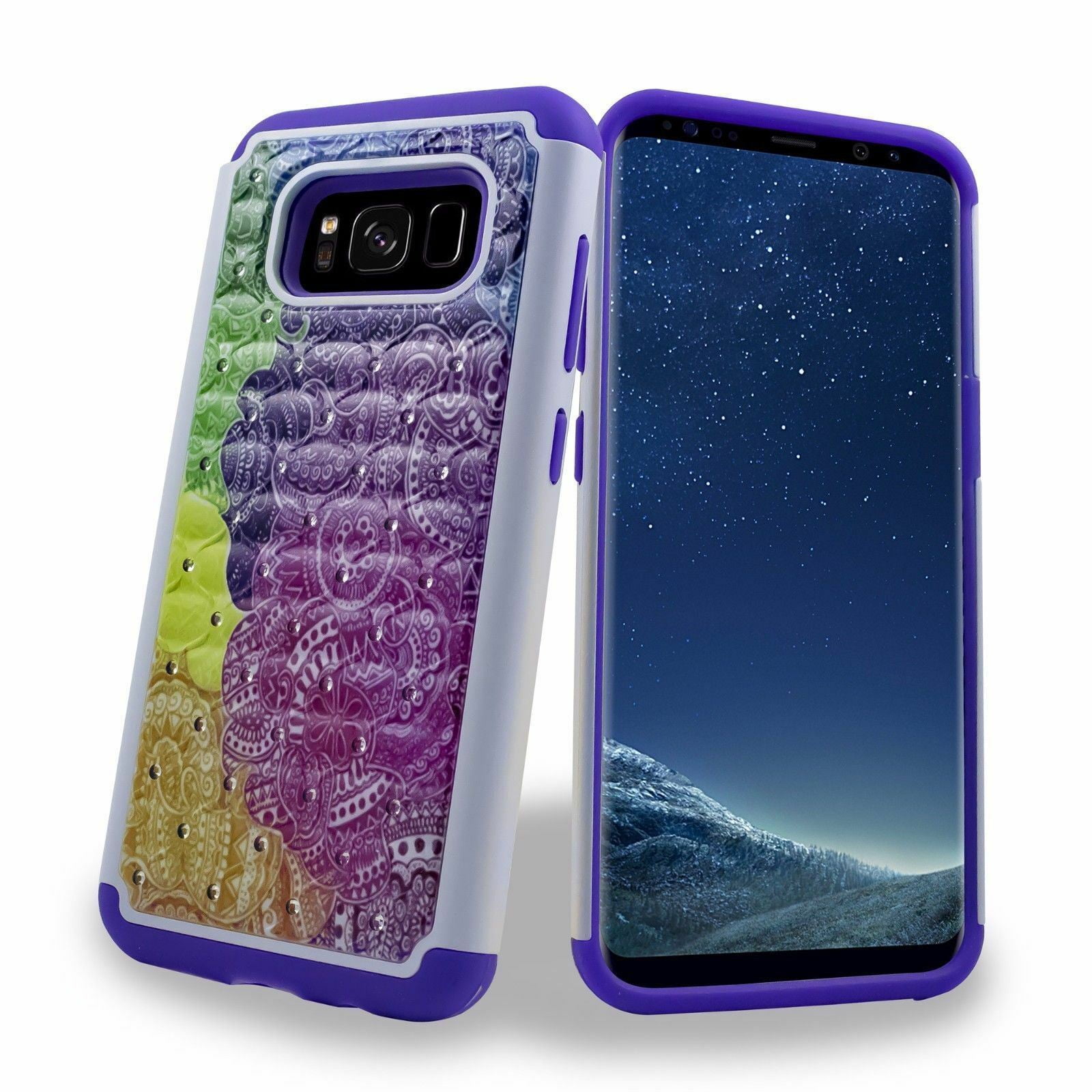 for Samsung Galaxy S8+ Plus Case Phone Case Shock proof Edge Diamond