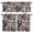 White, variant on 3 Piece Kitchen Curtains and Valances Set Southwest Art Cafe Curtains 24 Inch Length Country Native Sun Graffiti Maple Leaves Valance & Tier Curtain for Living Room Bedroom Window 54"x18"+27"x24"*2