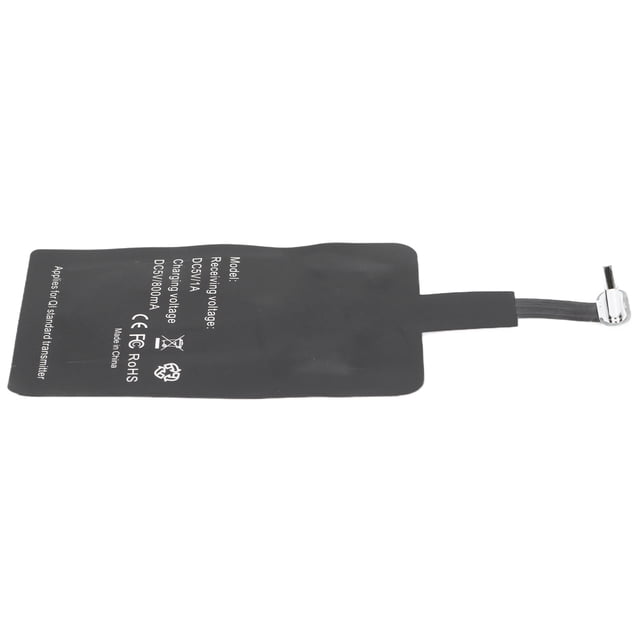 Qi Type C Wireless Charging Receiver, Lightweight Durable Excellent Reliable Micro USB Type C Universal Fast Wireless Charger For Phones