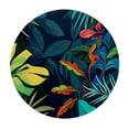 thumbnail image 4 of Acheng Palm Leaves Round Tablecloth, Tropical Jungle Palm Leaves with Charming Colors, Table Decoration for Banquet, Candy Buffet, and Dining Table 42-46, 4 of 8