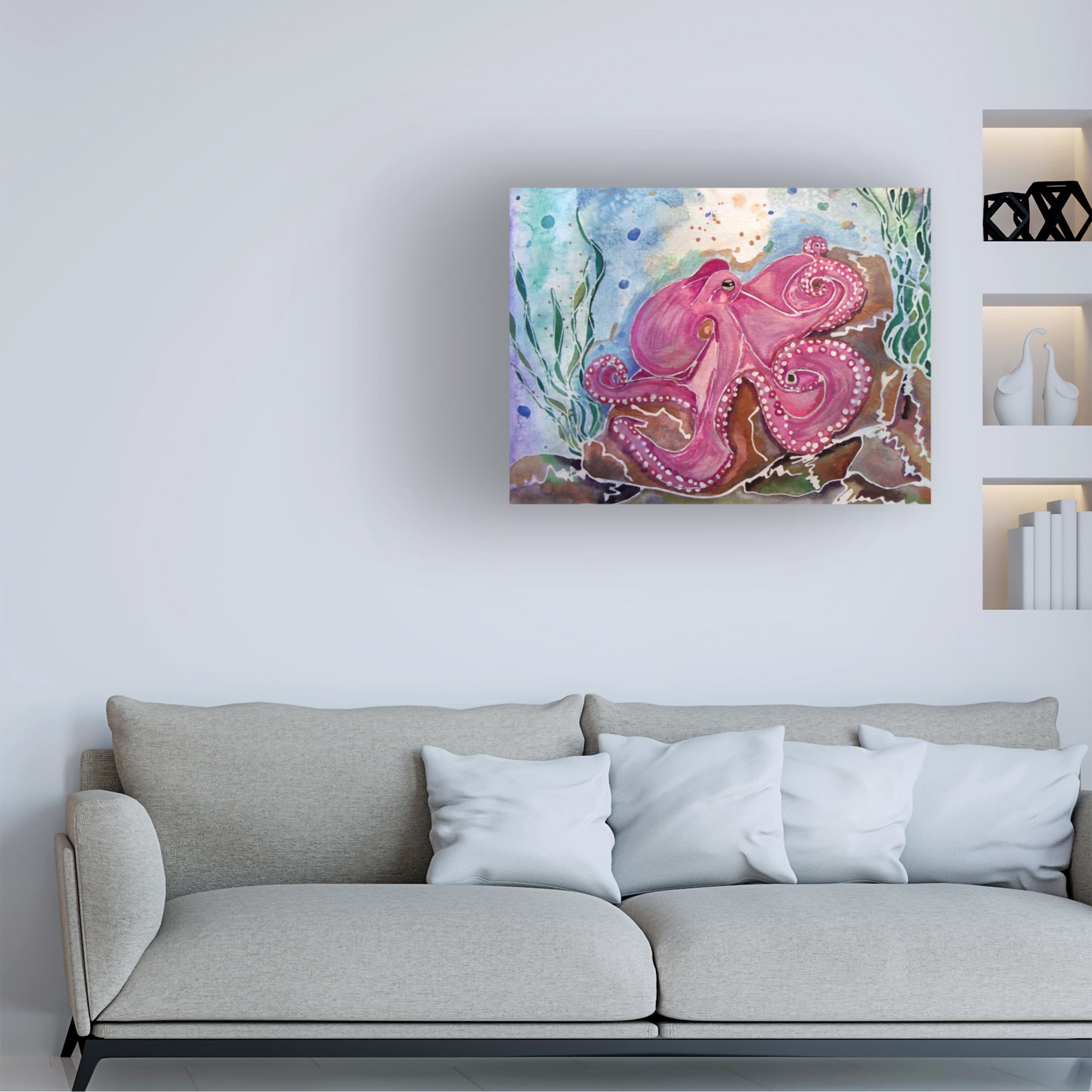 Lauren Moss 'OctopiLullaby' Canvas Art