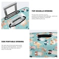 thumbnail image 5 of Easygdp Colorful Dog Print Elastic and Washable Suitcase Protective Cover with Hidden Zipper Fits 18-32 inch Luggage -Medium, 5 of 9