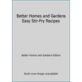 thumbnail image 1 of Pre-Owned Better Homes and Gardens Easy Stir-Fry Recipes (Hardcover) 069601825X 9780696018251, 1 of 1