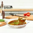 thumbnail image 3 of 8 Inch Glass Pie Plate Baking Dishes Transparent Microwave Oven Safe for Kitchen Household Use, 3 of 9