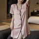 thumbnail image 3 of Batas para mujer, pijamas holgados informales estampados para el hogar, pijamas para mujer, 3 of 7