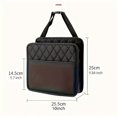 thumbnail image 3 of Universal Car Seat Hanging Storage Bag Multi-Pocket Organizer With Pu Leather Spacious Design For Suvs Mpvs Sedans Non-Textile Materials Car Interior Organizer, 3 of 8