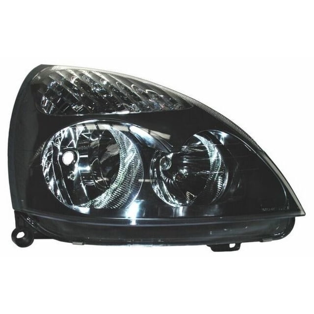 Faro Principal TYC Clio 2002 A 2004 Renault LADO PASAJERO Fondo negro