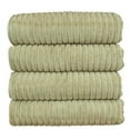 thumbnail image 5 of BC BARE COTTON Luxury Hotel & Spa 100% Natural Turkish Cotton Ribbed Channel Pattern Bath Towel (Set of 4), Moss, 5 of 7