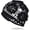 Black, variant on Women Crochet Beanie Hat Handmade Girls Cotton Knit Cutout Floral Skull Cap Foldable Lace Hollow Stretchy Beret Caps