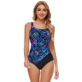 thumbnail image 5 of BIMEI One-Piece Mastectomy Swimsuit, Size 14, Blue (Women's), 5 of 6