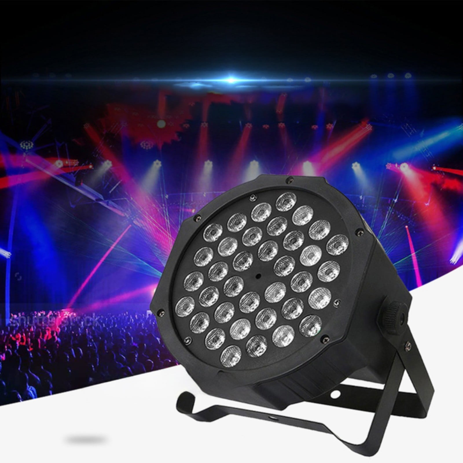 ZMKIAG Powerful Stage Lights, 36 LED beads with 9 Lighting Modes, Remote & DMX Controlled, Easy to Install, for Wedding Birthday Christmas Holiday Music Show Dance Party Stage Lighting