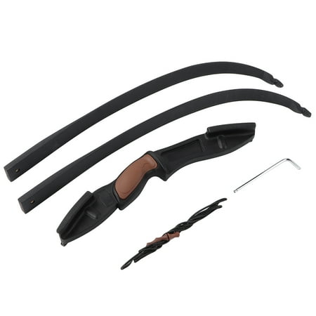 Archery Recurve Bow Takedown Right Left Hand Hunting Practicing Playing Game(black 20LB)