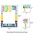 thumbnail image 6 of Big Dot of Happiness Happy 100th Day of School - 100 Days Party Selfie Photo Booth Picture Frame and Props - Printed on Sturdy Material, 6 of 7