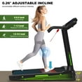 thumbnail image 4 of Aukfa Treadmill 300 lb Capacity Electric Treadmill with Incline 3.5 HP Walking Running Machine for Home Workout, 4 of 10