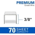 thumbnail image 4 of miduoduo-Optima High Capacity Staples, for 60/70 Sheets staplers, 3/8-Inch Leg Length, 125 per Strip, 2500 per Box (S7035550), 4 of 4